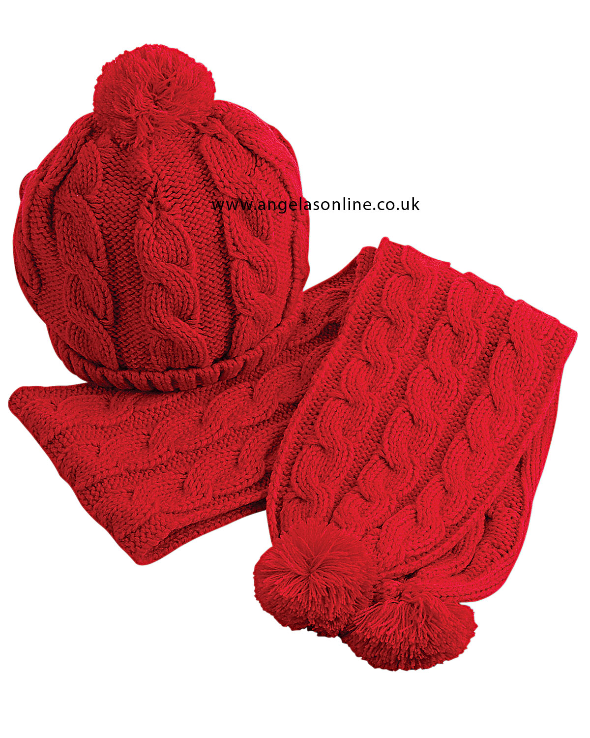 Sarah Louise Boys Clothing. Warm Knitted Hat & Scarf Set 817.