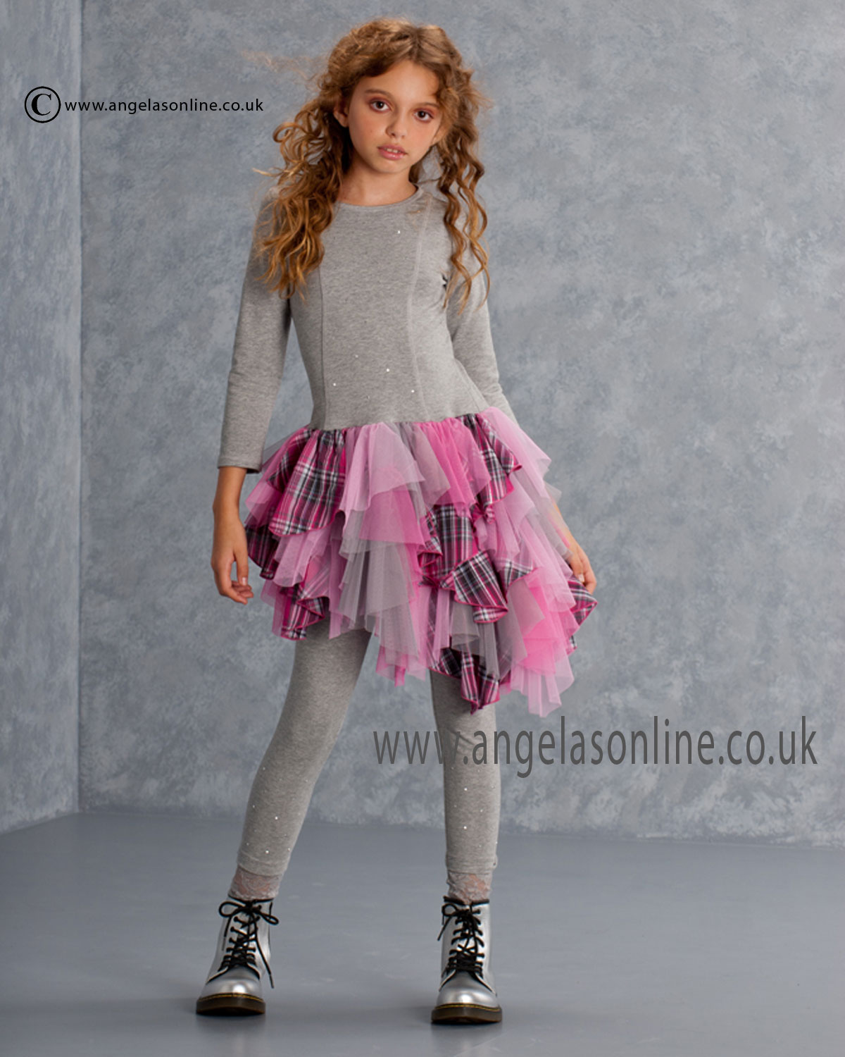 Winter 50% Sale Kate Mack Tartan Print Dress & Legging 541 ...
