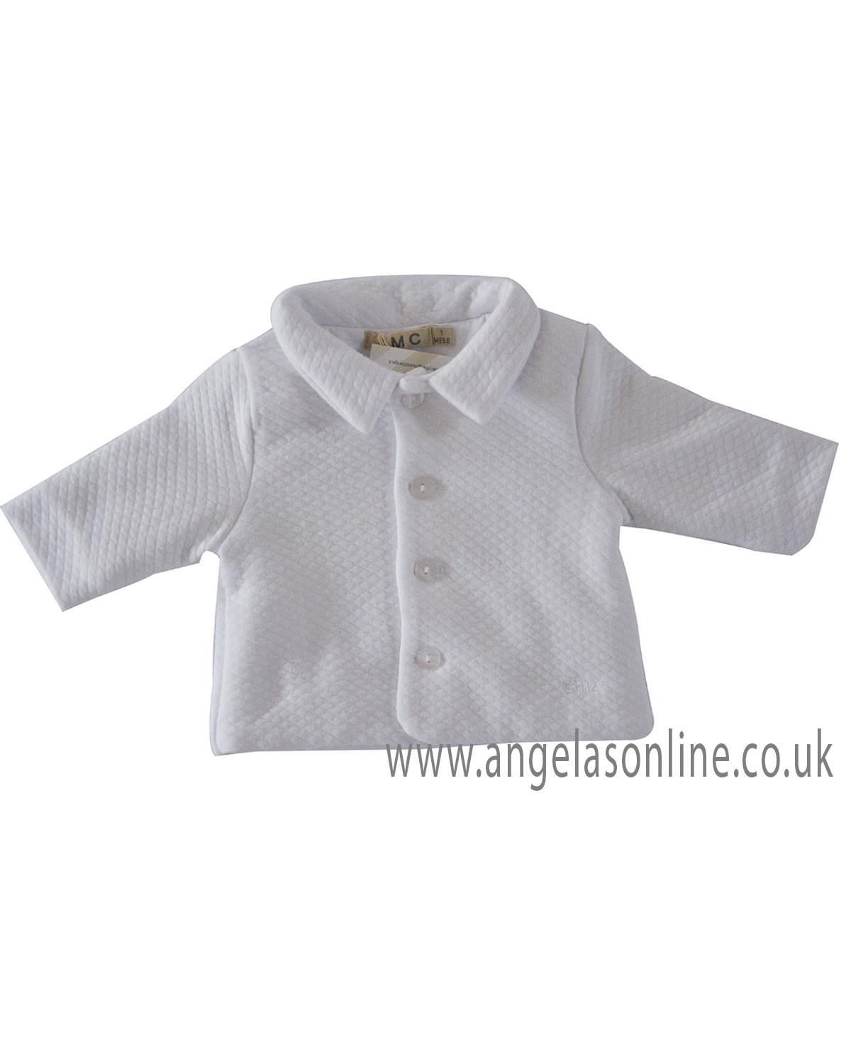 baby boy white summer jacket