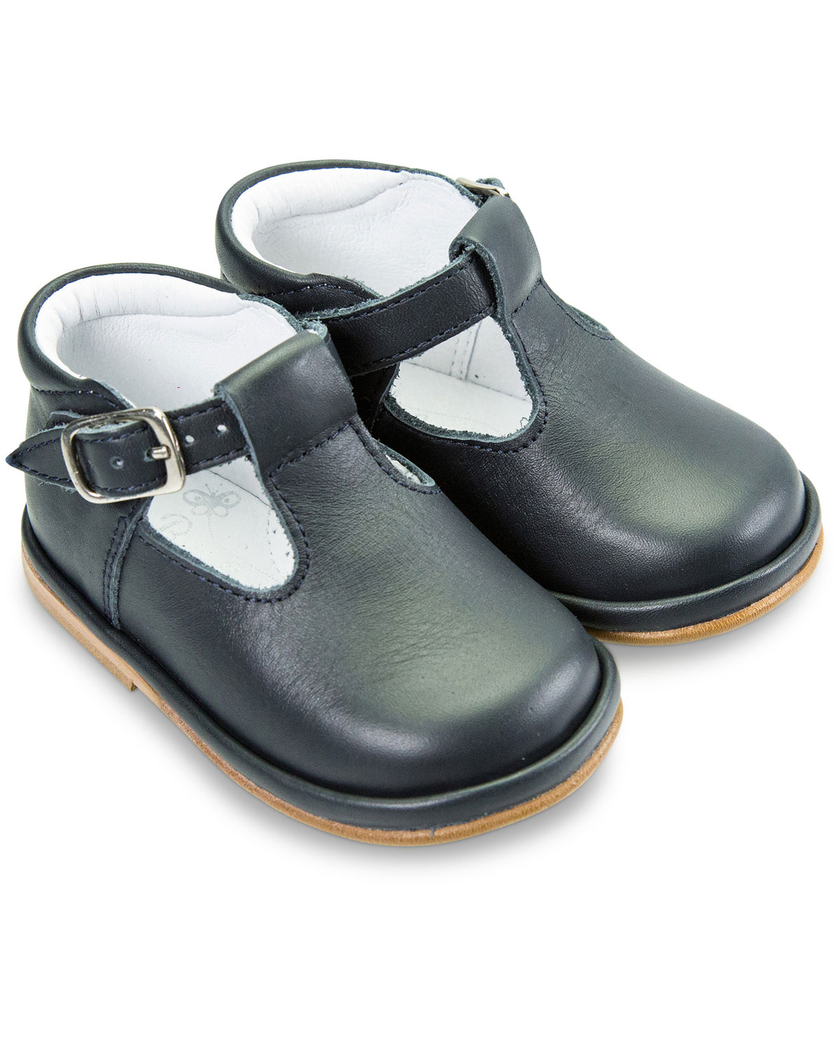 Fofito Baby Boys New Trendy Plain T Bar Winter Shoe Fernando 2111 Navy