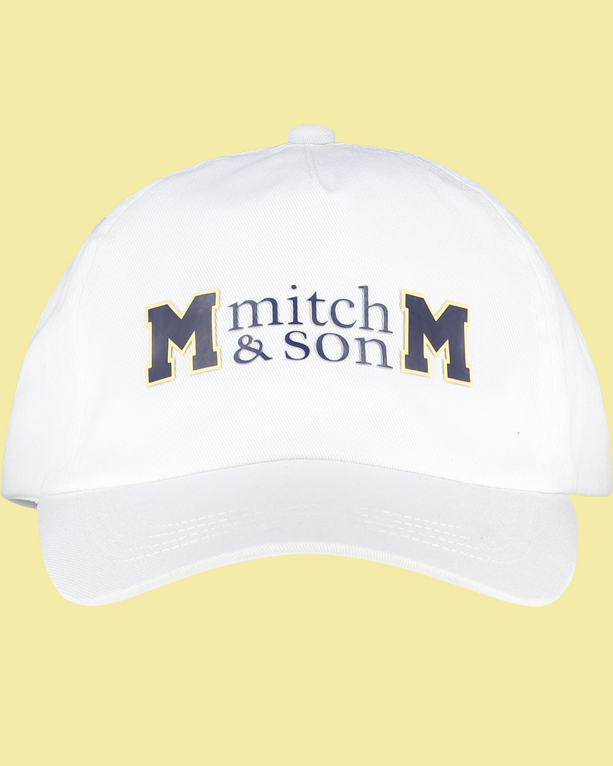 Mitch & Son boys Carl summer baseball cap with logo MS134920 White