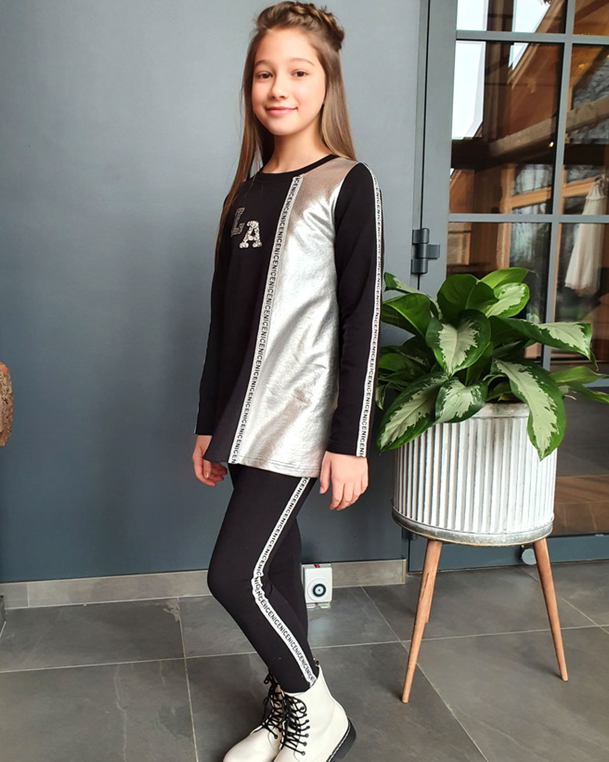 funky patterned leggings