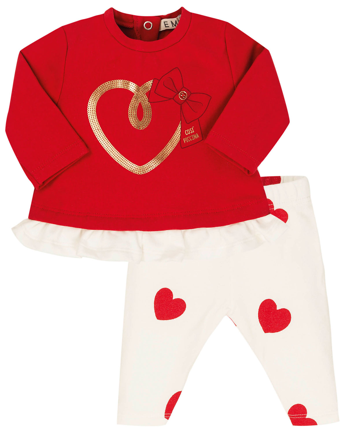 EMC baby girls heart legging set CO269420
