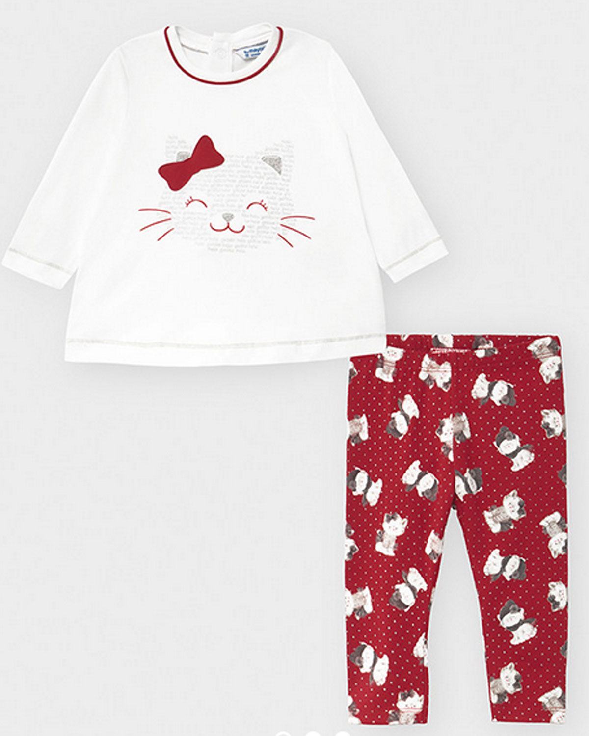 Mayoral girls legging set 279420 Red