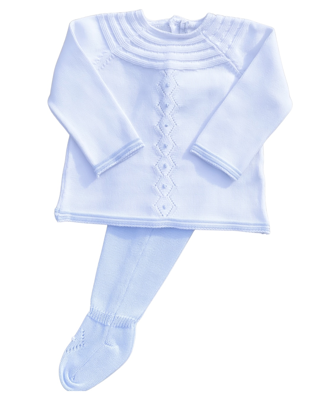 Martin Aranda baby boys knit footsie 00410040021 blue