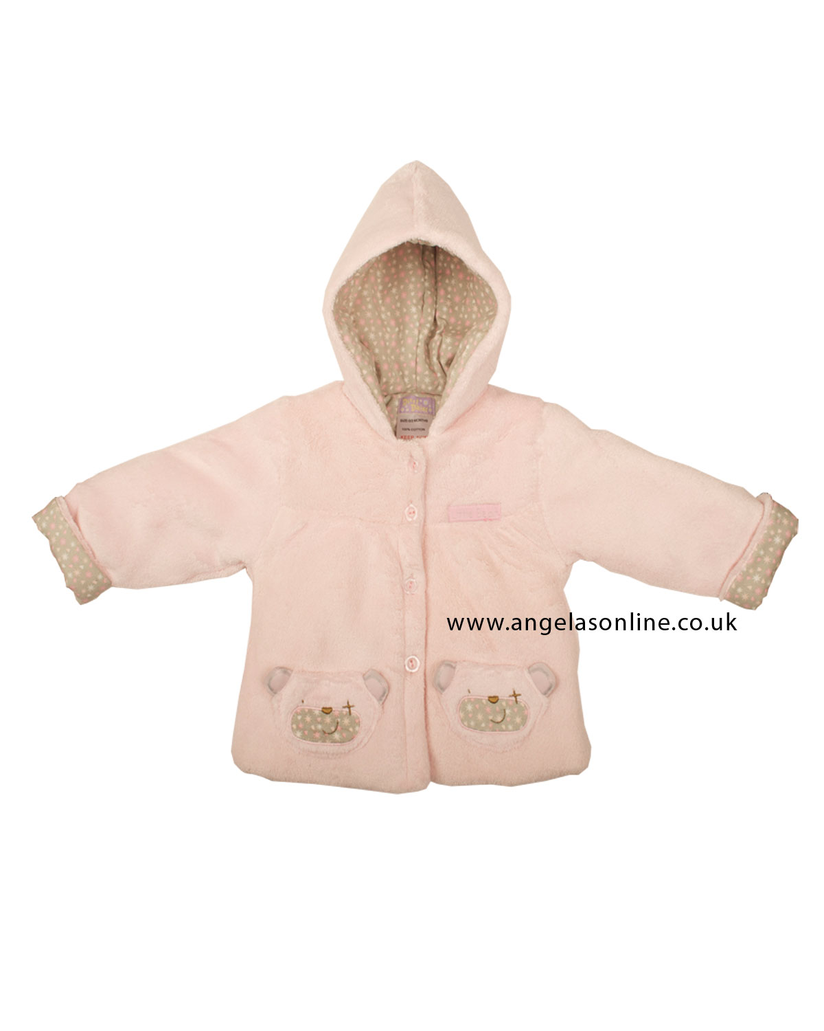 teddy bear jacket baby girl