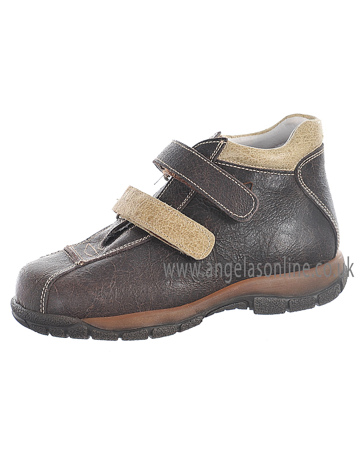 Andanines Boys Smart Brown Leather Winter Boot 21301