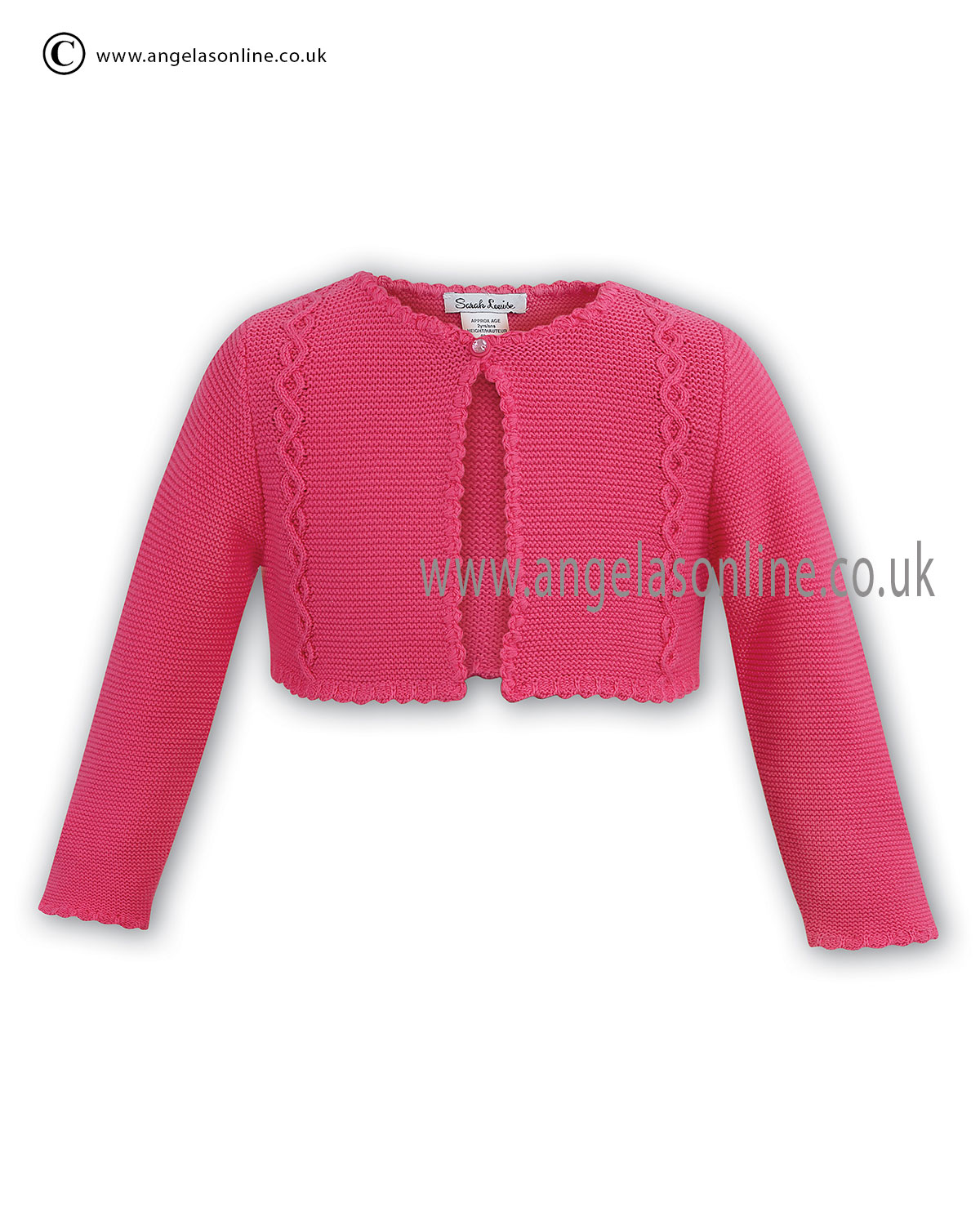 Sarah Louise Summer Baby Girls Cardigan / Bolero 700 Cerise.