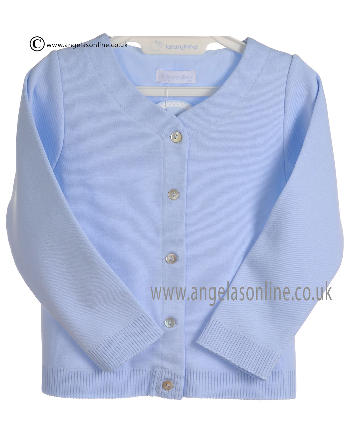 boys blue cardigan