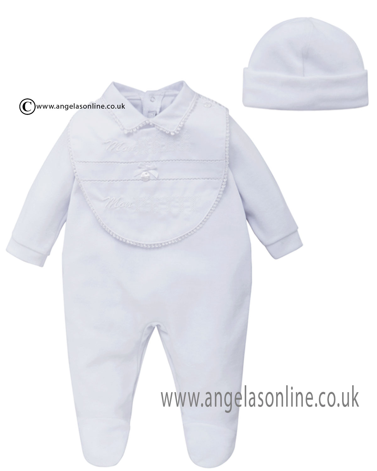 Co Co Baby Boys Designer Babygrow & Matching Winter hat ...