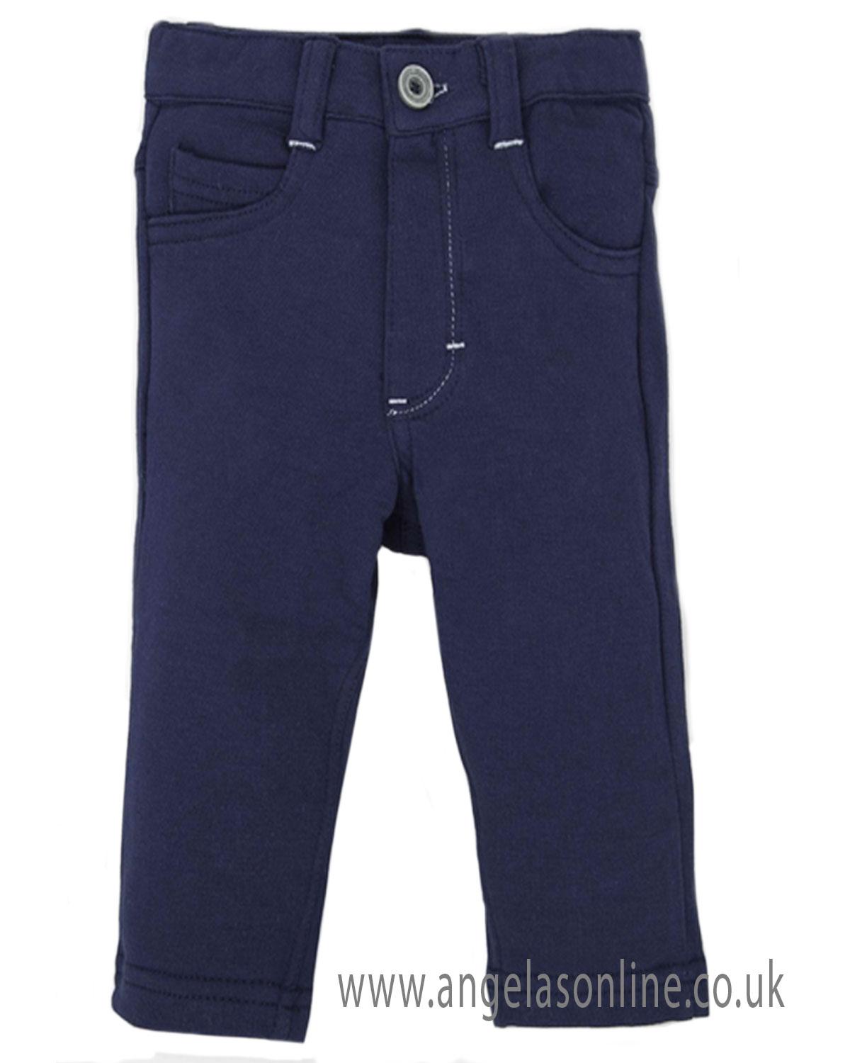 baby boys soft jersey trousers 3135-17 Navy