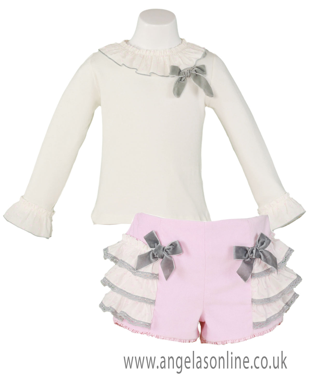 baby girl top and shorts set