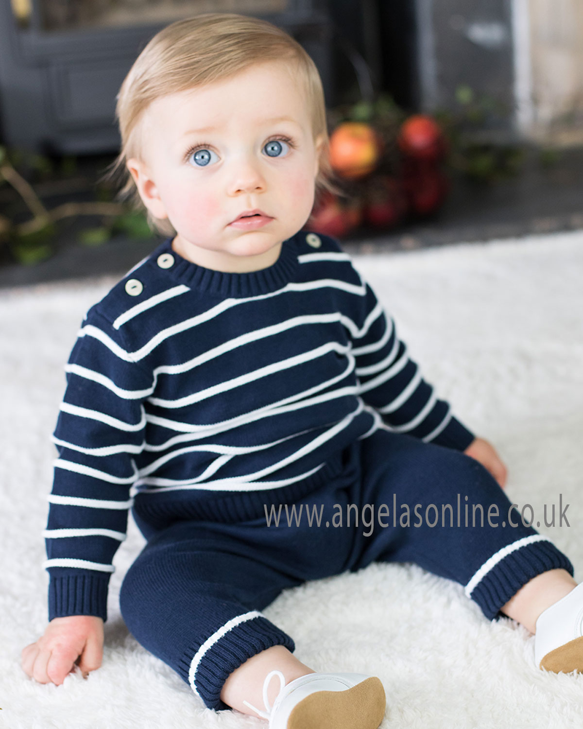 baby boy knitted 2 piece