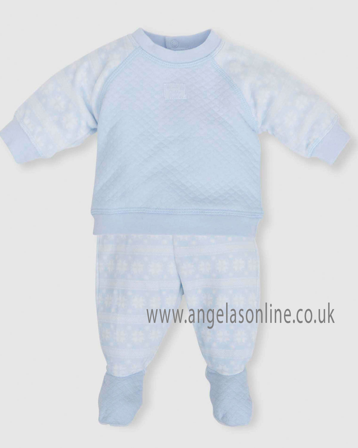 Tutto Piccolo baby boys two piece fleece winter suit with feet 548618
